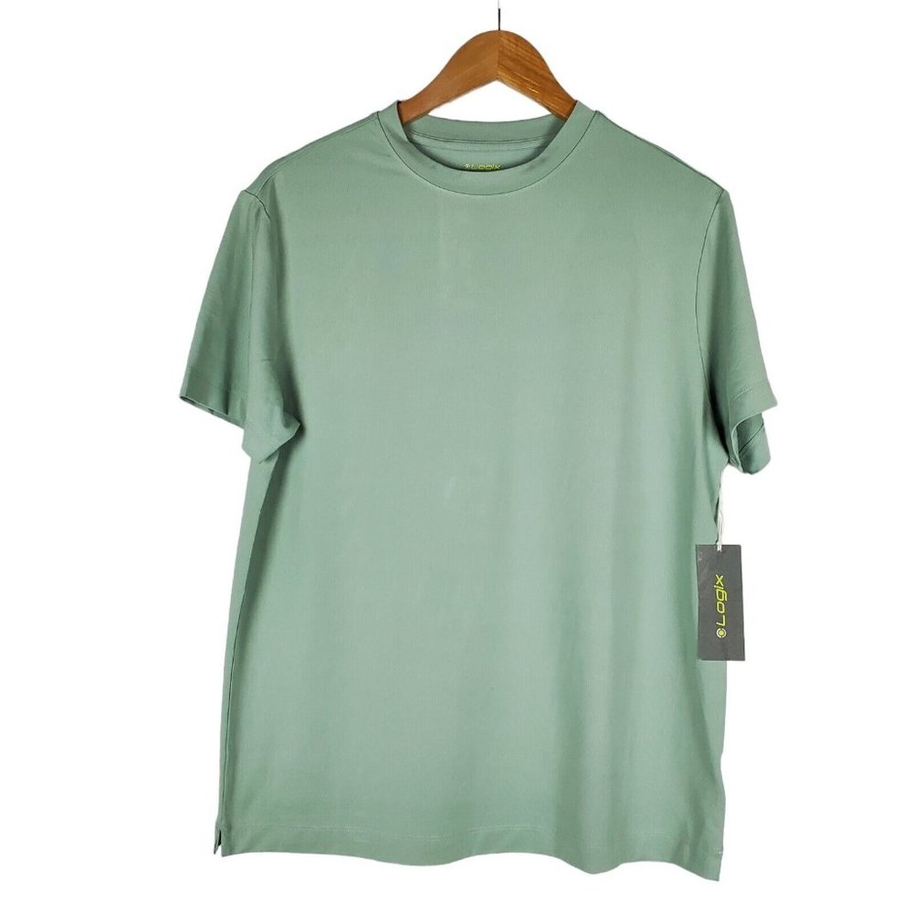 NEW Logix Mens Performance Tee Shirt Sz M Breathable Short Sleeve UPF 50